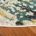 thumbnail image 3 of SAFAVIEH Madison Xanthia Abstract Area Rug, Beige/Navy, 5' x 5' Round, 3 of 7