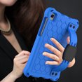 thumbnail image 4 of Kids Case for Samsung Galaxy Tab A7 Lite 2021 8.7 inch T220 / T225, EVA Cover with Soft Portable Wristband Shockproof Heavy Duty Protection Durable Encasing,with Shoulder Strap,Blue, 4 of 5