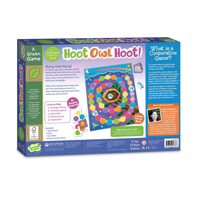 Peaceable Kingdom Hoot Owl Hoot Cooperative Game photo 4