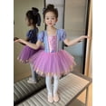 thumbnail image 3 of Emy Dola Little Girls Ballet Tutu Dress Toddler Kids Puff Sleeve Leotards 3-8 Years Princess Fairy Dancewear Costume Dress up, 3 of 9