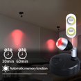 thumbnail image 4 of Generic Lampes Murales RGB Intérieures Télécommande 13 Couleurs Minuterie 2 Pack, 4 of 9