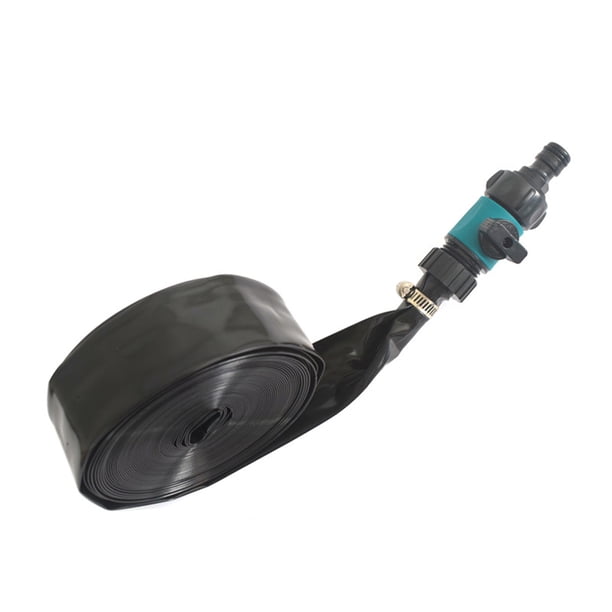 Vogacara Rociador de agua de trampolín para exteriores, jardín, patio, parque acuático, manguera de pulverización de agua, herramienta de juego de Deportes acuáticos azul 15m Vogacara FN0459-03B