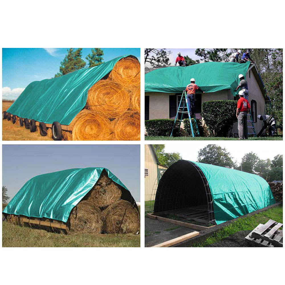 Heavy Duty Poly Tarp Waterproof Canopy Tent Reinforced Cover 7mil UV Block Thick 