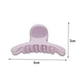 thumbnail image 6 of Eoperou Korean Style Lovely Mini Crab Hair Clip Frosted Women Girls Small Hair Claw Kids Sweet Hairpin Back Head Hair Clip Hair Accessories, 6 of 8