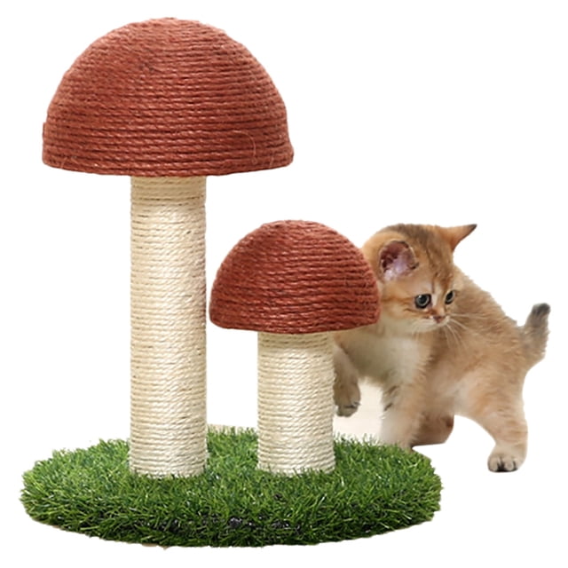 Mushroom Scratching Post Creative Funny Cat Scratch Tree Cat Scratcher