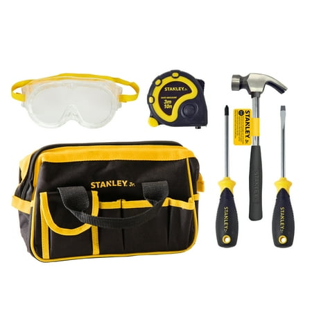 STANLEY Jr 5 Pieces Tool Set and Tool Bag For Kids