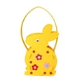thumbnail image 3 of Easter Felt Handheld Basket, Cute Cartoon Gift Bag, Easter Basket, Portable Candy Bag for Easter Egg Hunting, DIY Handmade Holiday Storage and Treat Container, 5.12*11.8in, Yellow, 3 of 6