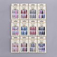 thumbnail image 3 of 24 uñas postizas de ballet superlargas de resina de color sólido, uñas de ataúd con cobertura total para mujer con gel gelatinoso., 3 of 5
