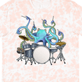 thumbnail image 4 of Inktastic Cute Blue Octopus Drumming T-Shirt, 4 of 5