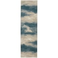 thumbnail image 2 of Nourison Maxell Modern Ivory/Teal 2'2" x 7'6" Area Rug, (8' Runner), 2 of 7