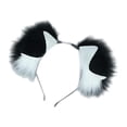 thumbnail image 1 of Diadema con orejas de perro jinwen para disfraz de Halloween Negro, 1 of 8