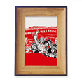 thumbnail image 1 of Red Flag Hat Mao Ze Anthology Photo Frame Exhibition Display Art Desktop Painting, 1 of 3