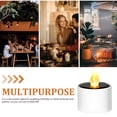 thumbnail image 2 of KAKOWELY Solar Powered Candle Tea Lamp Flameless Candle Lamp Solar Candle Tea Light,2.56"X1.97"X1.97", 2 of 5