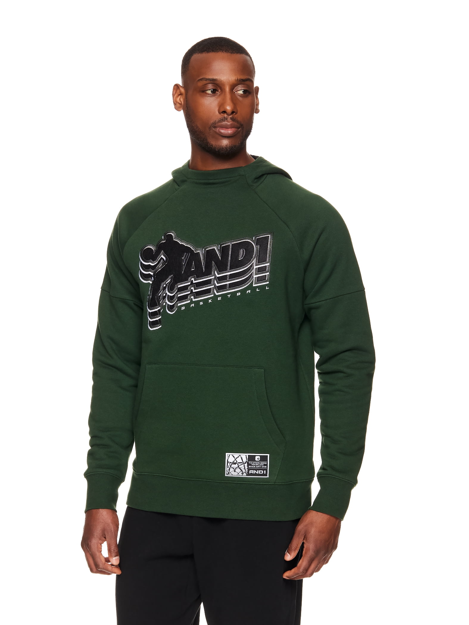 And1 Men's and Big Men's Baseline Hoodie, up to Sizes 5XL