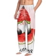 thumbnail image 6 of Naloa Watermelon Gnome Pajama Pants Men, PJ Bottoms, Sleep & Lounge Pants-Small, 6 of 6