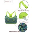 thumbnail image 5 of Women Yoga Bras Fitness Stretch Workout Tank Top Seamless Vest Sports Bra with Adjustable Shoulder Straps, 5 of 9
