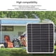 thumbnail image 3 of Cargador De Batería De Coche Con Panel Solar De 10 W Y 12 V, Panel Solar Ligero De Silicio Monocristalino Que Ahorra Energía De 12 V Y 10 W Para Acampar Para Baterías De, 3 of 7