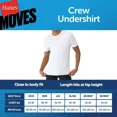 thumbnail image 6 of Hanes Premium Men's 2pk Move Breathable Mesh Crewneck T-Shirt X-Temp - Black, 6 of 6