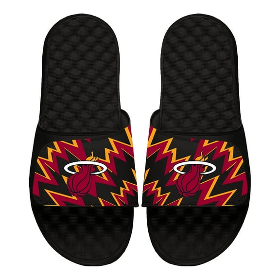 Youth ISlide Black Miami Heat High Energy Slide Sandals