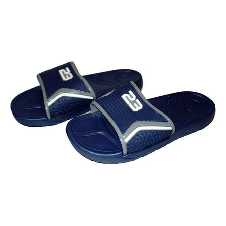 Image of 101 BEACH Mens #23 Slide Water Sandals Mens 7 M Blue/Gray