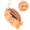 thumbnail image 1 of SEWACC 3Pcs Pouch Bag Money Pouch Brown Velvet Coin Holder Choice Friends, 1 of 8