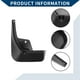 thumbnail image 5 of Guardabarros Unique Bargains Splash con accesorios de montaje para Citroen C6 2017-2019, guardabarros delanteros y traseros, 1 conjunto, 5 of 6