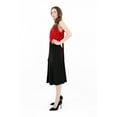 thumbnail image 2 of Black Eight Gore Calf Length Midi Skirt for Every Occasion, 2 of 5