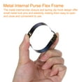 thumbnail image 6 of Uxcell 24Pcs Metal Internal Flex Frame, 9cm/3.5" Coin Purse Frame Handbag Hinges Clip for Wallet Bag DIY Craft, Bronze, 6 of 7
