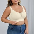 thumbnail image 3 of Fancifize Womens No Underwire Bras Push Up Seamless Full Coverage Comfortable Wireless Bralettes T Shirt Bra, 3 of 5
