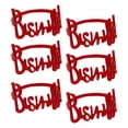 thumbnail image 3 of Juego de 6 porta anillos para servilletas y lazos para mesa de boda rojo, 3 of 9