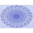 thumbnail image 1 of Ahgly Company Machine Washable Indoor Rectangle Transitional Heavenly Blue Area Rugs, 8' x 10', 1 of 7