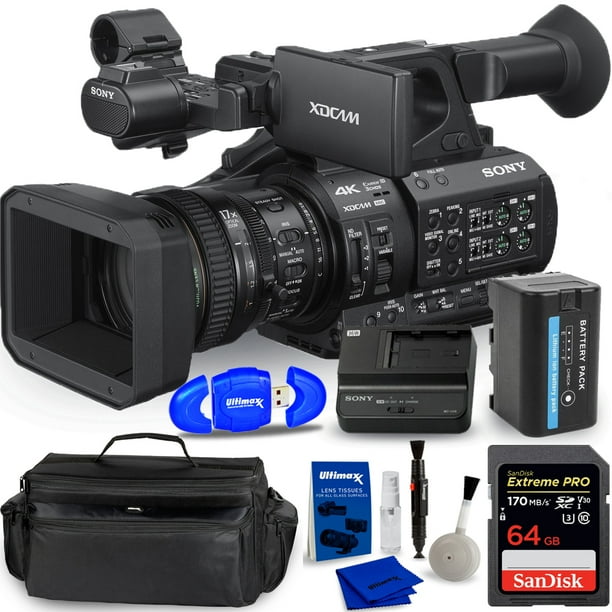 Sony PXWZ280 4K 3CMOS 1/2" Sensor XDCAM Camcorder + 64GB + Gadget
