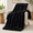 Black-Throw(50" x 60"), variant on Faux Throw Blanket For Couch Warm Plush Striped Sofa Bedroom Living Room 90 * 90 Inches Beige