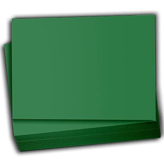 Hamilco Colored Scrapbook Cardstock Paper 4x6 Card Stock Paper 65 lb Cover 100 Pack Brilliant Green