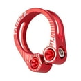 thumbnail image 3 of Lightweight Bike Seatpost Clip Seat Adapter Lock Quick Release Aluminum Alloy Seatpost Clamp for Universal Road BMX Bikes Components 31.8mm Red, 3 of 6