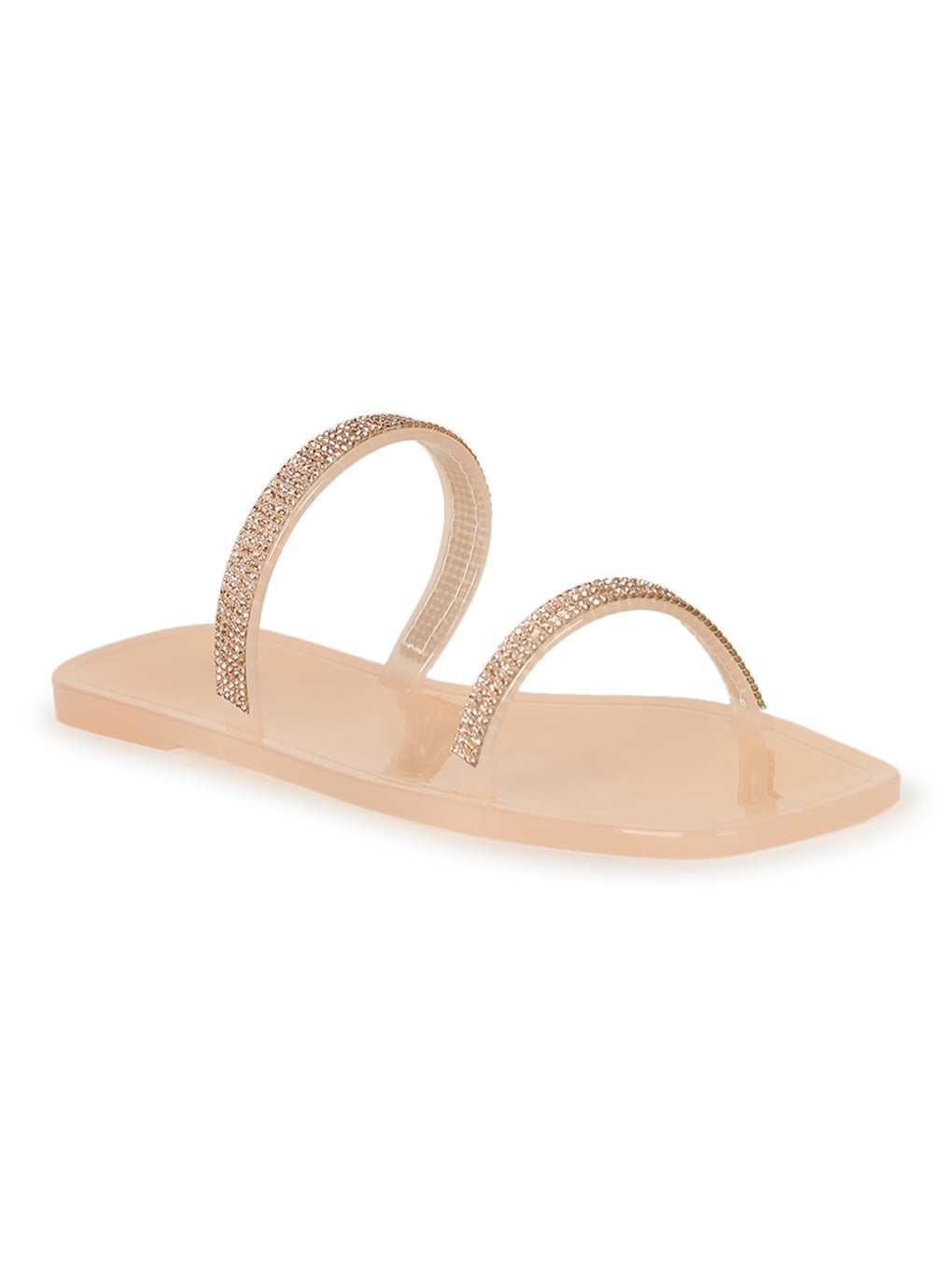 double strap jelly sandals