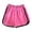 Pink, variant on Likimi Toddler Girls Shorts With Pocket Comfortable Stretchy Solid Color Elastic Waist Summer Casual Shorts Pink Size 4-5 Years