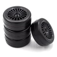 thumbnail image 2 of Amdohai RC Drift Tires RC Racing Car Tires 4pcs Replacements for 1/10 HSP94123 94122 D5, 2 of 8