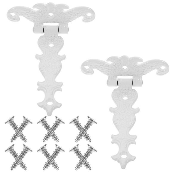 MOKKHNB Gate Hinges for Shed Hinge Zinc Alloy 2Pcs