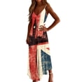 thumbnail image 5 of TaTaai Women's Fashion Printed Maxi Dress with British Flag Design, Round Neck, and Lightweight Breathable Fabric Gift, 5 of 8
