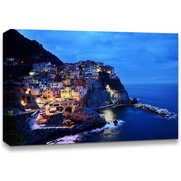 IDEA4WALL Canvas Wall Art Beautiful Landscape Grand Canal, Venice, Italy Painting Artwork for Home Prints Framed