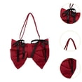 thumbnail image 4 of Segolike Bow Shoulder Bag Cute Fashion Bow Purse for Party Street Dating Commuting Travel Red, 4 of 8