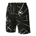 thumbnail image 4 of Logiee Spiders On The Web Print Mens Swim Trunks Quick Dry Board Shorts,Breathable Hawaii Beach Shorts Swimwear Bathing Suits-Large, 4 of 6