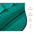 thumbnail image 3 of SGI Bedding Egyptian Cotton Top Split Sheet Set Stripe Adjustable Bed 34" Split Head Queen 600 TC 15" Deep Turquoise Green, 3 of 9