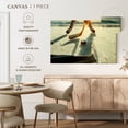 thumbnail image 5 of Elephant Stock Hockey Sunset Play Wall Art - Horizontal Canvas Wall Art - Living Room Wall Decor - Sports Canvas - Gray And Orange Decor - 12" x 8", 5 of 8