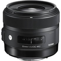 Sigma 30mm f/1.4 DC HSM Fixed Lens for Sony A-Mount Cameras