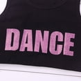 thumbnail image 7 of YiZYiF Kids Girls Glittery Racer Back Dance Top Sports Gymnastics Bra Top Tees, 7 of 7