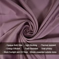 thumbnail image 3 of HOMEMONDE Lavender Curtains 63 Inch Length 2 Panels for Bedroom Set of 2 Window Blackout Curtain with Grommet, 3 of 5