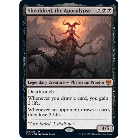 Magic the Gathering - Dominaria United - Sheoldred, the Apocalypse Near Mint Foil