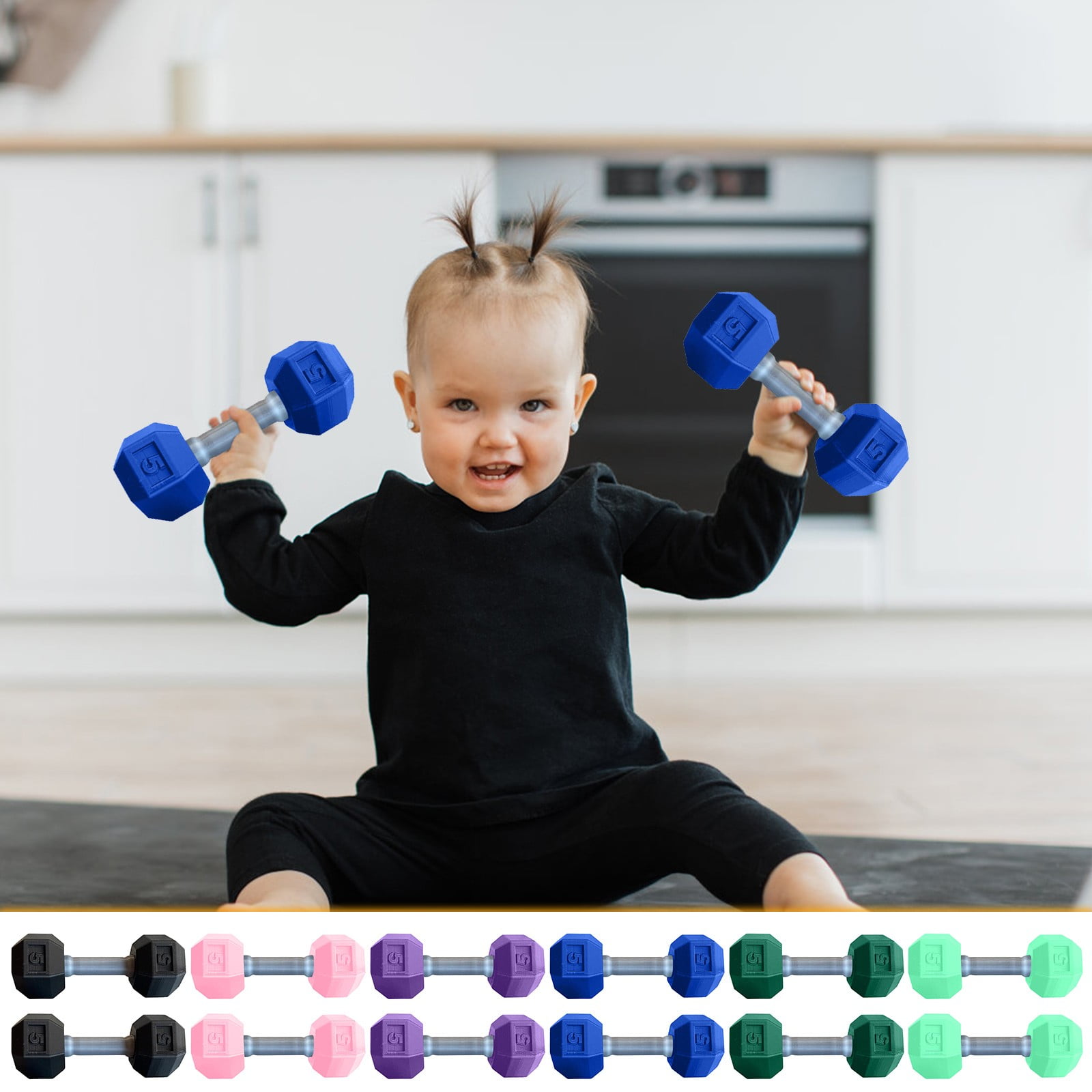 XMMSWDLA Foam Covered Weights for Kids Recommended for Boys Aged 3 to 6 Years Old Children Safe Exercise Dumbbell Toy Walmart
